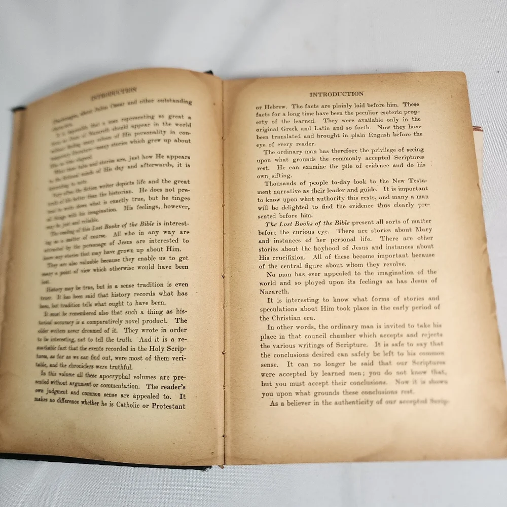 Vintage 1946 Lost Books of the Bible Ninth Printing September 1946